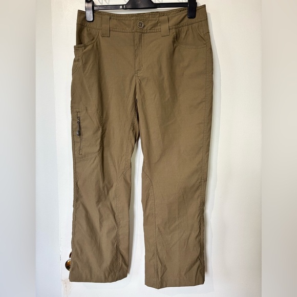 🎉4/30$🎉 Chlorophylle Khaki Technical Hiking Pants - Size 12 - Picture 1 of 6